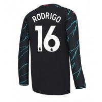 Manchester City Rodri Hernandez #16 Replica Third Shirt 2023-24 Long Sleeve